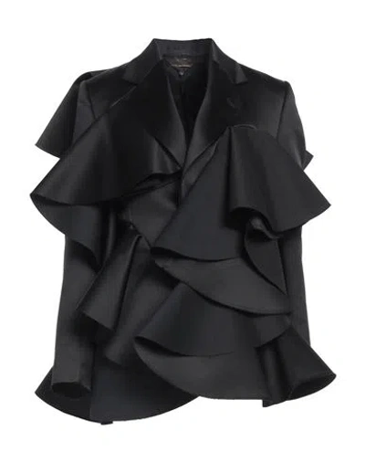 Shop Comme Des Garçons Woman Blazer Black Size S Polyester