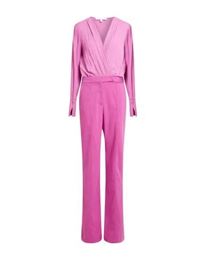 Shop Patrizia Pepe Woman Jumpsuit Mauve Size 8 Polyester, Elastane In Purple