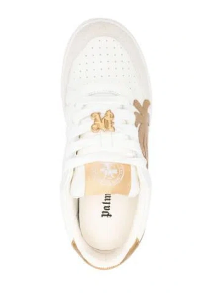 Shop Palm Angels Flat Shoes In White