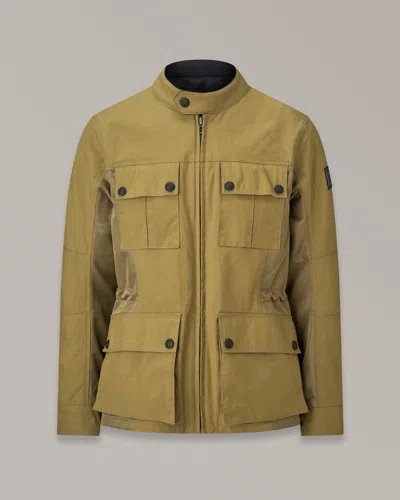 Shop Belstaff Airflow Jacke Für Herren Technical Nylon In  Olive