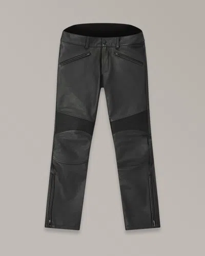 Shop Belstaff Mcgregor Motorcycle Trousers In Black
