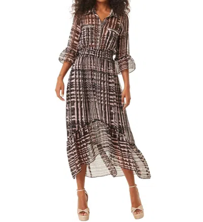 Shop Misa Ofelia Dress In Holiday Abstraction In Multi