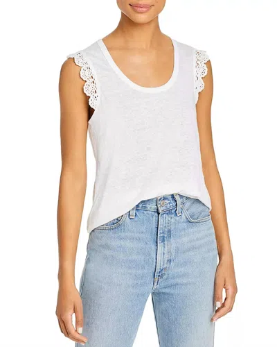 Paige Chrissy Tank In White In White