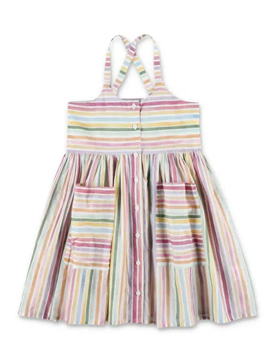 Shop Stella Mccartney Striped Dress In Multi