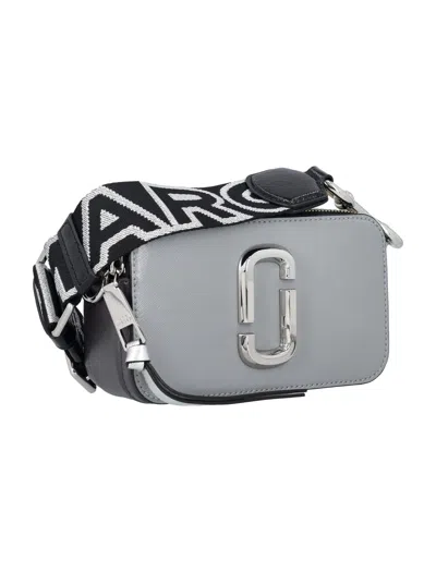 Shop Marc Jacobs The Snapshot In Wolf Grey/multi