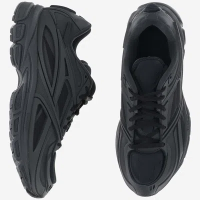 Shop Reebok Premier Road Synthetic Fabric Sneaker In Black