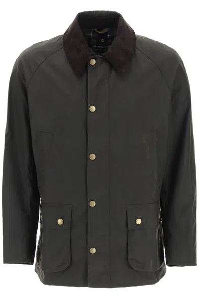 Shop Barbour Ashby Waxed Jacket  In Green
