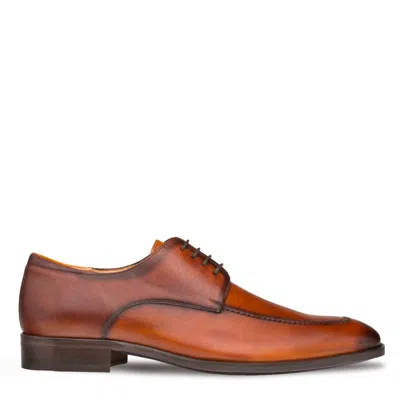 Shop Mezlan Men's Coventry Lace Up Shoes In Cognac In Green