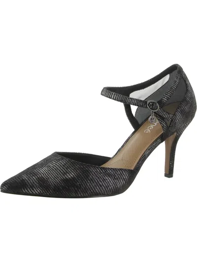 Shop J. Reneé Womens Pointed Toe Dressy Ankle Strap In Black