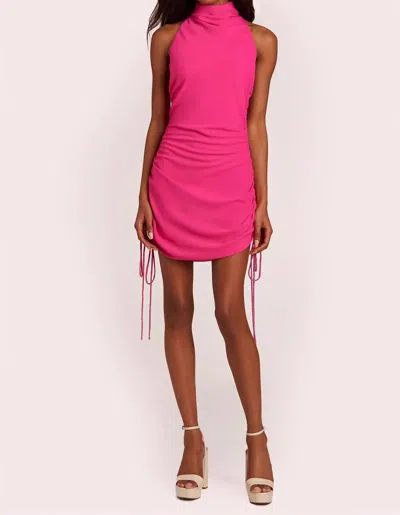 Shop Amanda Uprichard Kaylee Dress In Hot Pink