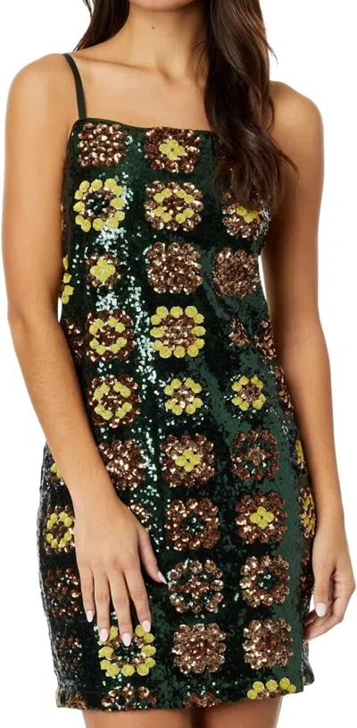 Shop Johnny Was Gemini Sequin Mini Dress In Multicolor