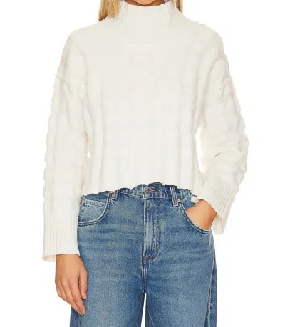 Shop Free People Soul Searcher Moc Sweater In Ivory In Multi