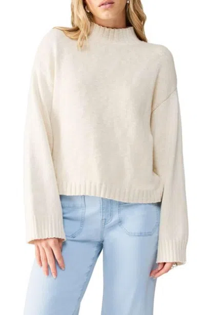 Shop Sanctuary Off Duty Sweater In White Sand