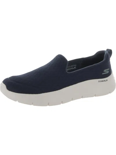 Shop Skechers Womens Lifestyle Padded Insole Slip-on Sneakers In Blue