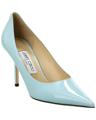 Shop Jimmy Choo Love 85 Patent Pump In Blue