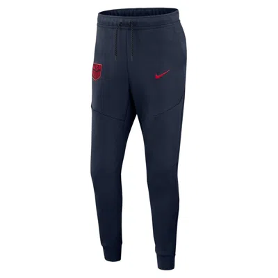 Shop Nike Navy Usmnt Tech Fleece Jogger Pants