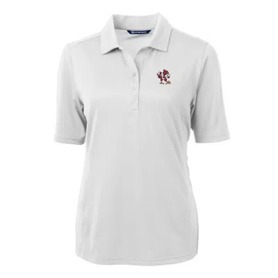 Shop Cutter & Buck White Louisville Cardinals Team Virtue Eco Pique Recycled Polo