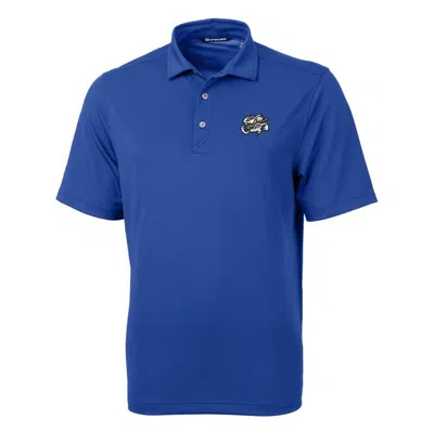 Shop Cutter & Buck Blue Omaha Storm Chasers Big & Tall Virtue Eco Pique Recycled Polo