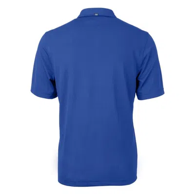 Shop Cutter & Buck Blue Omaha Storm Chasers Big & Tall Virtue Eco Pique Recycled Polo