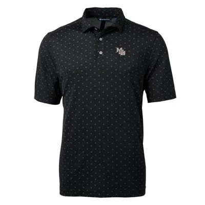 Shop Cutter & Buck Black Mississippi State Bulldogs Vault Virtue Eco Pique Tile Recycled Polo