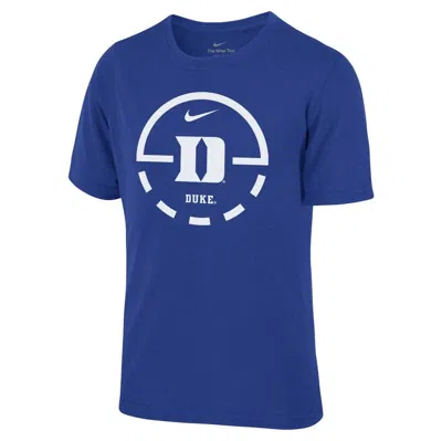 Shop Nike Youth  Royal Duke Blue Devils Team Basketball Legend Performance T-shirt
