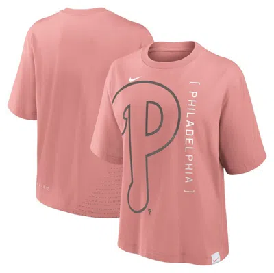 Shop Nike Pink Philadelphia Phillies Statement Boxy T-shirt
