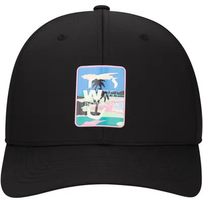 Puma Black Wm Phoenix Open Tech Adjustable Hat In Black