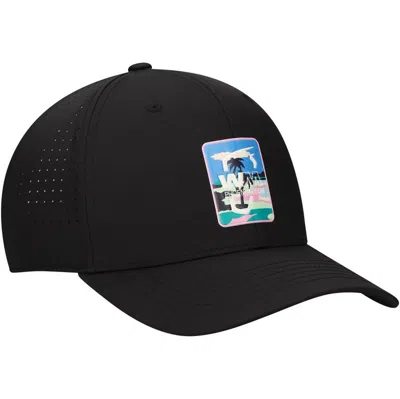 Puma Black Wm Phoenix Open Tech Adjustable Hat In Black