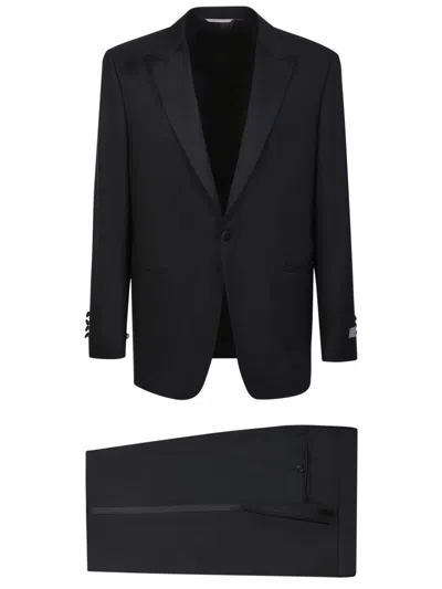 Shop Canali Suits In Black