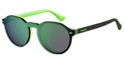 Shop Havaianas Sunglasses In Black Green