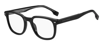 Shop Hugo Boss Eyeglasses In Black Ruthenium