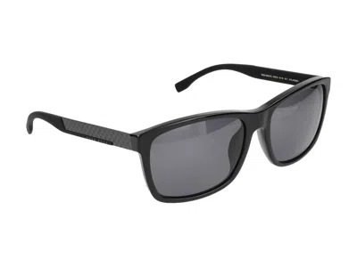 Shop Hugo Boss Sunglasses In Black Carbon