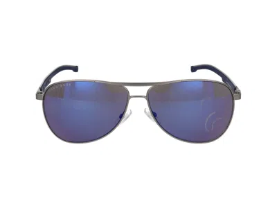 Shop Hugo Boss Sunglasses In Matte Ruthenium