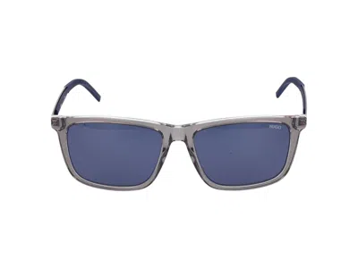 Shop Hugo Boss Sunglasses In Crystal Gray