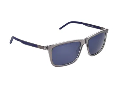 Shop Hugo Boss Sunglasses In Crystal Gray
