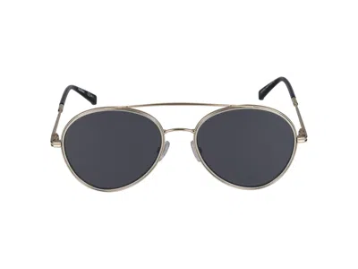 Shop Max Mara Sunglasses In Gold Black