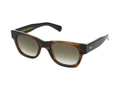 Shop Paul Smith Sunglasses In Striped Brown
