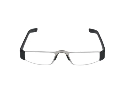 Shop Porsche Design Eyeglasses In Titanium, Black