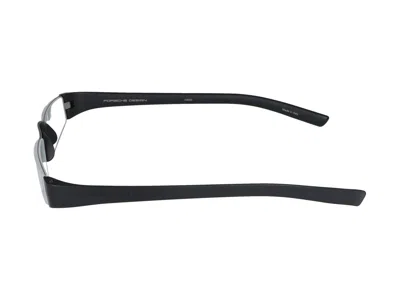 Shop Porsche Design Eyeglasses In Titanium, Black
