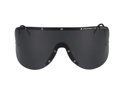 Shop Porsche Design Sunglasses In Darkgrey