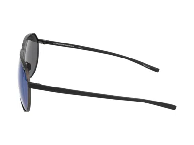 Shop Porsche Design Sunglasses In Dark Grey, Black