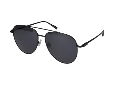 Shop Ferragamo Salvatore  Sunglasses In Matte Black