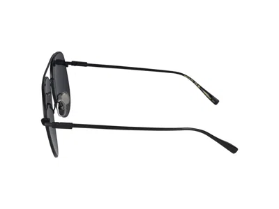 Shop Ferragamo Salvatore  Sunglasses In Matte Black