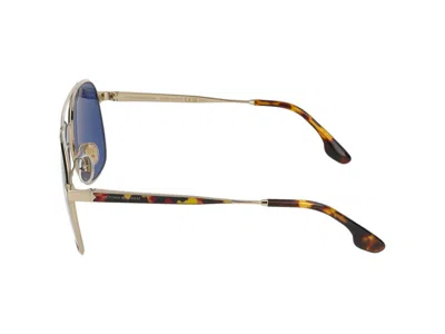 Shop Victoria Beckham Sunglasses In Gold/blue
