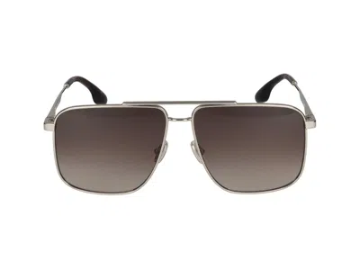 Shop Victoria Beckham Sunglasses In Gold/brown Gradient