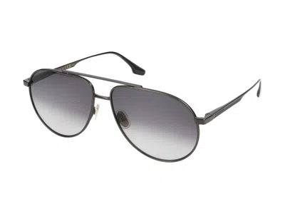 Shop Victoria Beckham Sunglasses In Gun/grey Gradient
