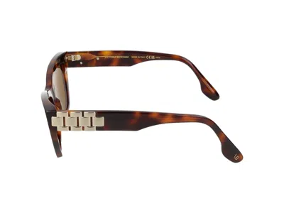 Shop Victoria Beckham Sunglasses In Tortoise