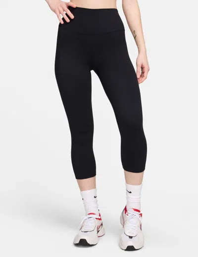 Nike Women's One High Waisted Crop Leggings In Black