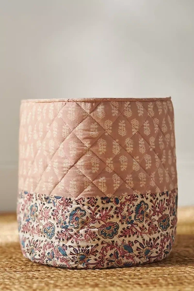 Shop Anthropologie Rory Basket In Pink