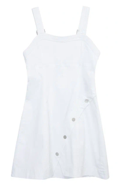 Shop Habitual Kids' Stretch Cotton Dress In White